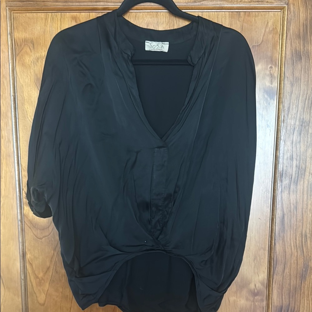 Sofia Women's Elegant Black Blouse